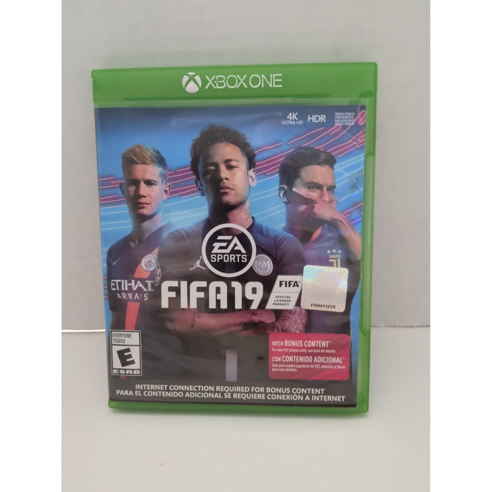 FIFA 19 Xbox One Video Game EA Sports Soccer UEFA Champions League 4K HDR Disc